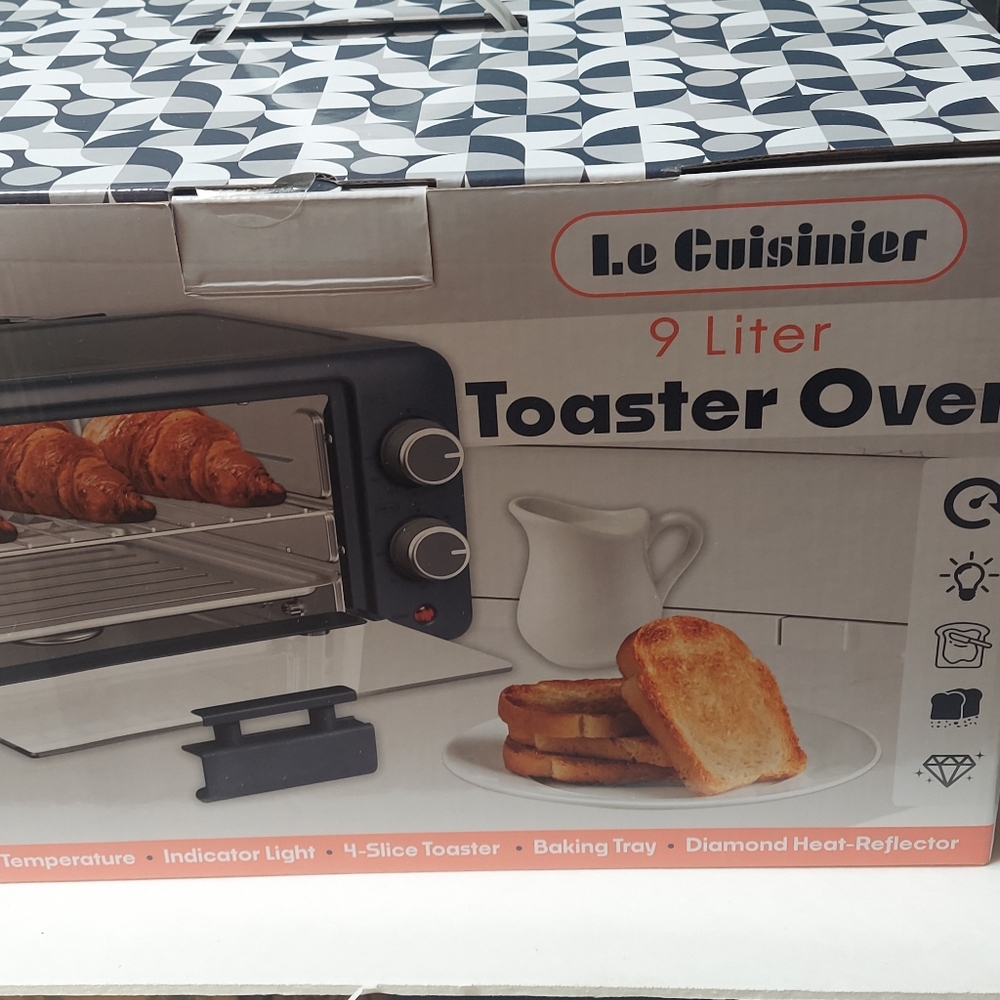 Le Cuisinier toaster oven 9 liter brand new in box